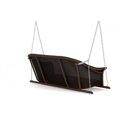 Lloyd Flanders™ All Seasons Settee Swing with Padded Seat - Mink