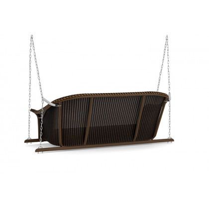 Lloyd Flanders™ All Seasons Settee Swing with Padded Seat - Mink