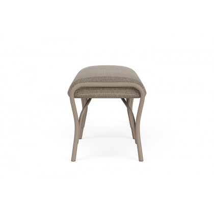 Lloyd Flanders™ All Seasons Settee Ottoman with Padded Seat - French Beige