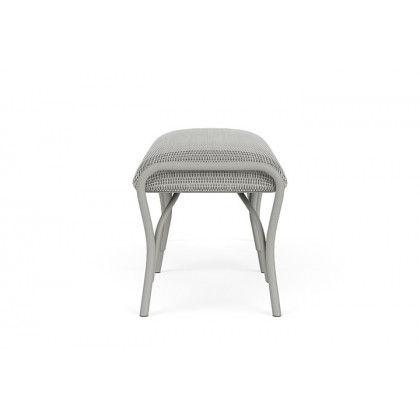 Lloyd Flanders™ All Seasons Settee Ottoman with Padded Seat - Platinum