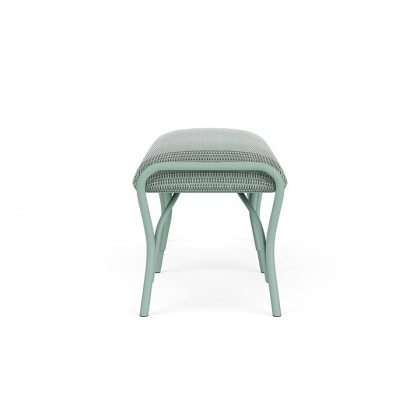 Lloyd Flanders™ All Seasons Settee Ottoman with Padded Seat - Sea Glass