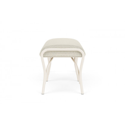 Lloyd Flanders™ All Seasons Settee Ottoman with Padded Seat - Ivory