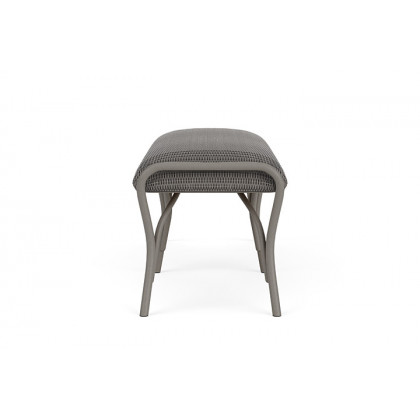 Lloyd Flanders™ All Seasons Settee Ottoman with Padded Seat - Pewter