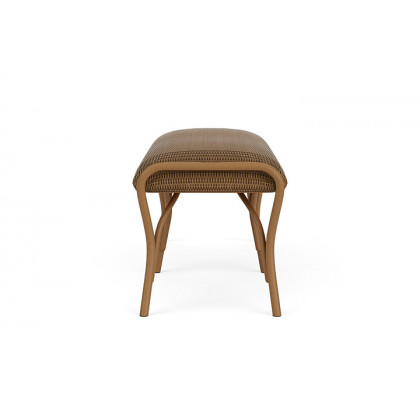 Lloyd Flanders™ All Seasons Settee Ottoman with Padded Seat - Hickory