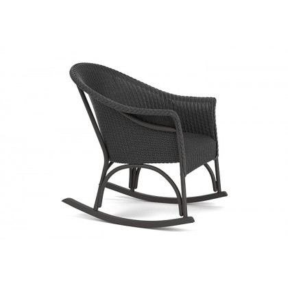 Lloyd Flanders™ All Seasons Lounge Rocker with Padded Seat - Charcoal