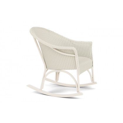Lloyd Flanders™ All Seasons Lounge Rocker with Padded Seat - Ivory