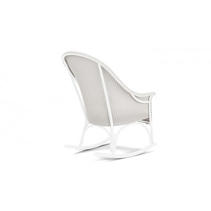 Lloyd Flanders™ All Seasons High Back Porch Rocker with Padded Seat - White