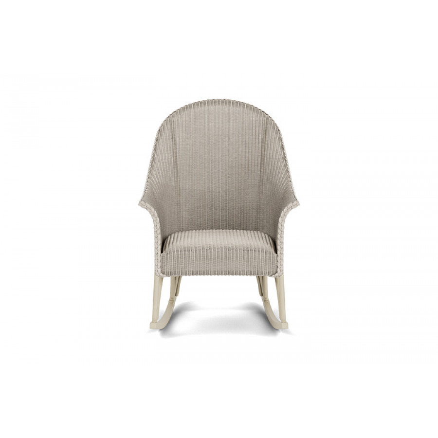 Lloyd Flanders™ All Seasons High Back Porch Rocker with Padded Seat - Linen