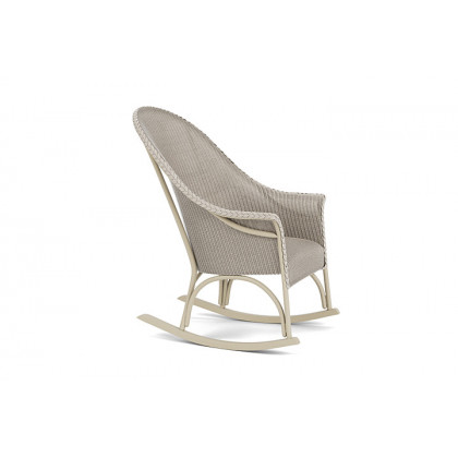 Lloyd Flanders™ All Seasons High Back Porch Rocker with Padded Seat - Linen