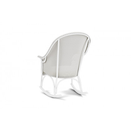 Lloyd Flanders™ All Seasons High Back Porch Rocker with Padded Seat - Matte White