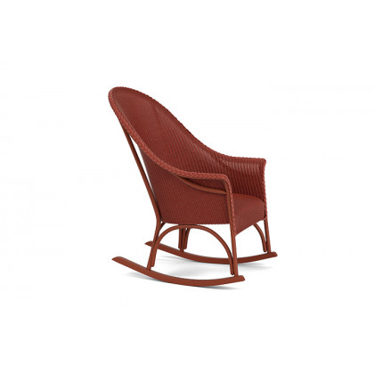 Lloyd Flanders™ All Seasons High Back Porch Rocker with Padded Seat - Terracotta