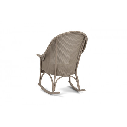 Lloyd Flanders™ All Seasons High Back Porch Rocker with Padded Seat - French Beige
