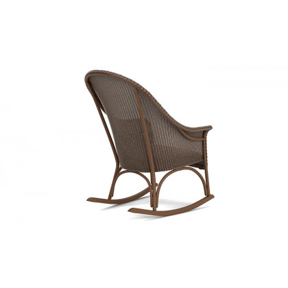 Lloyd Flanders™ All Seasons High Back Porch Rocker with Padded Seat - Bark