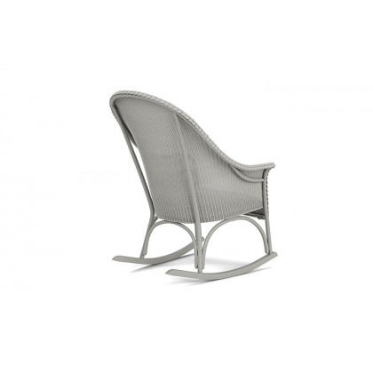 Lloyd Flanders™ All Seasons High Back Porch Rocker with Padded Seat - Platinum