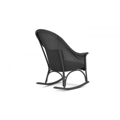 Lloyd Flanders™ All Seasons High Back Porch Rocker with Padded Seat - Charcoal