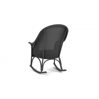 Lloyd Flanders™ All Seasons High Back Porch Rocker with Padded Seat - Charcoal