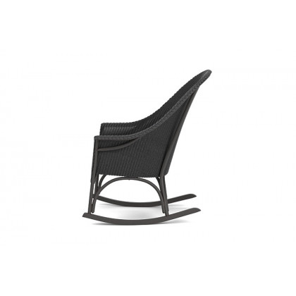 Lloyd Flanders™ All Seasons High Back Porch Rocker with Padded Seat - Charcoal