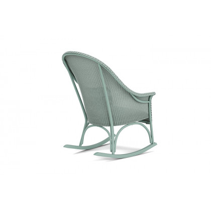 Lloyd Flanders™ All Seasons High Back Porch Rocker with Padded Seat - Sea Glass