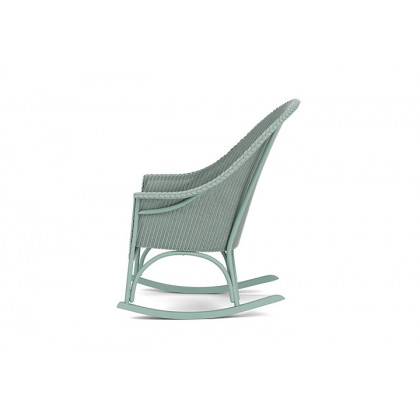 Lloyd Flanders™ All Seasons High Back Porch Rocker with Padded Seat - Sea Glass
