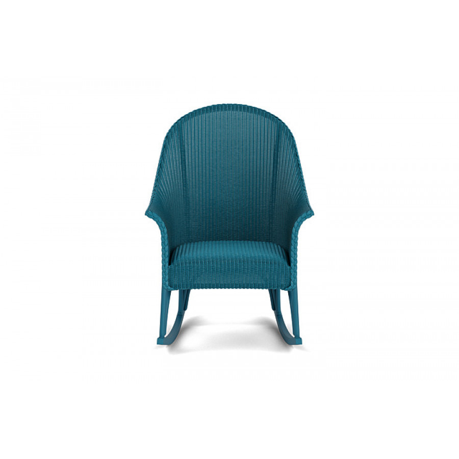 Lloyd Flanders™ All Seasons High Back Porch Rocker with Padded Seat - Peacock
