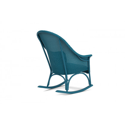 Lloyd Flanders™ All Seasons High Back Porch Rocker with Padded Seat - Peacock