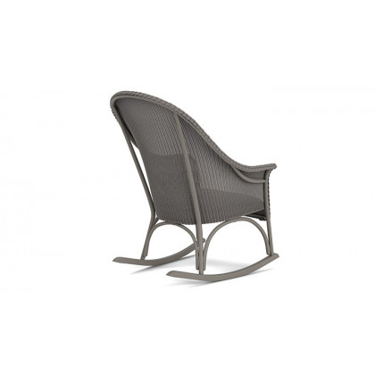 Lloyd Flanders™ All Seasons High Back Porch Rocker with Padded Seat - Pewter