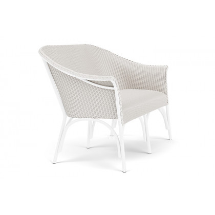 Lloyd Flanders™ All Seasons Settee with Padded Seat - White