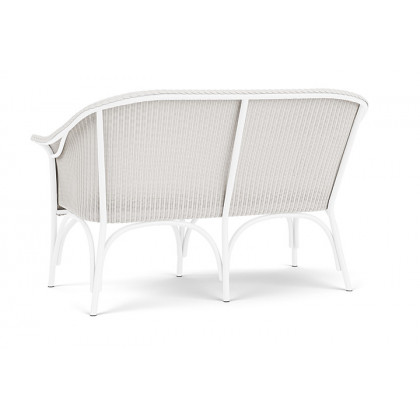 Lloyd Flanders™ All Seasons Settee with Padded Seat - White