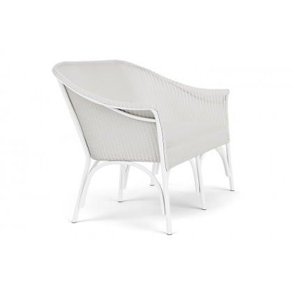 Lloyd Flanders™ All Seasons Settee with Padded Seat - Matte White