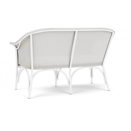 Lloyd Flanders™ All Seasons Settee with Padded Seat - Matte White