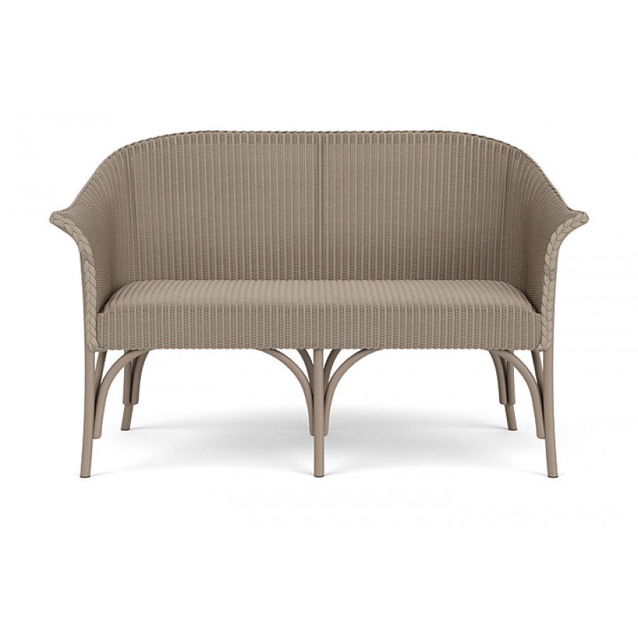 Lloyd Flanders™ All Seasons Settee with Padded Seat - French Beige