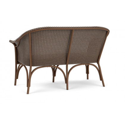 Lloyd Flanders™ All Seasons Settee with Padded Seat - Bark