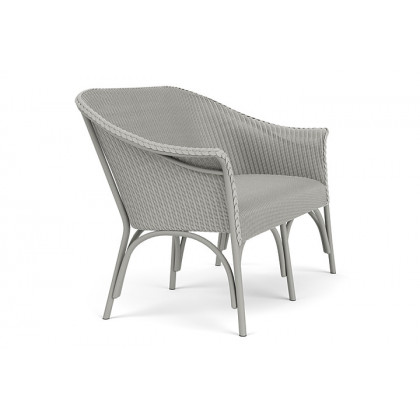 Lloyd Flanders™ All Seasons Settee with Padded Seat - Platinum