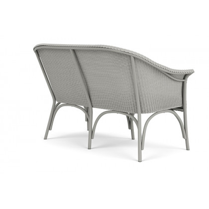 Lloyd Flanders™ All Seasons Settee with Padded Seat - Platinum