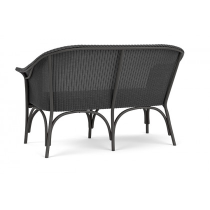 Lloyd Flanders™ All Seasons Settee with Padded Seat - Charcoal