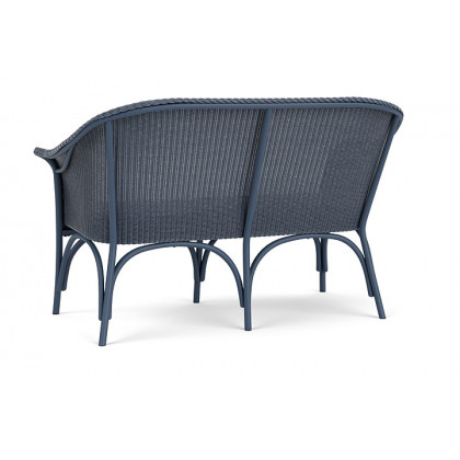 Lloyd Flanders™ All Seasons Settee with Padded Seat - Denim Blue