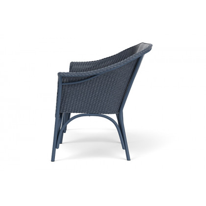 Lloyd Flanders™ All Seasons Settee with Padded Seat - Denim Blue
