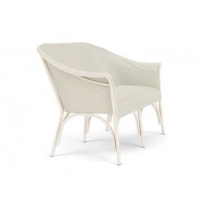 Lloyd Flanders™ All Seasons Settee with Padded Seat - Ivory