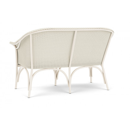 Lloyd Flanders™ All Seasons Settee with Padded Seat - Ivory