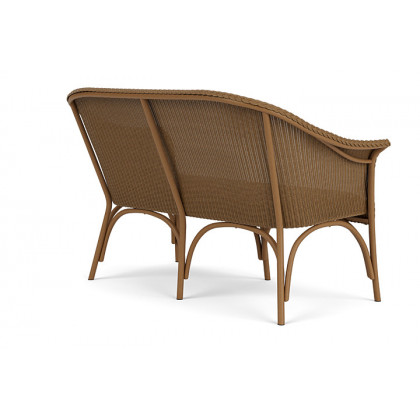 Lloyd Flanders™ All Seasons Settee with Padded Seat - Hickory