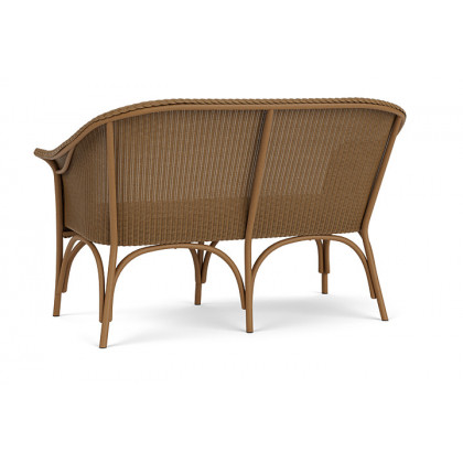 Lloyd Flanders™ All Seasons Settee with Padded Seat - Hickory