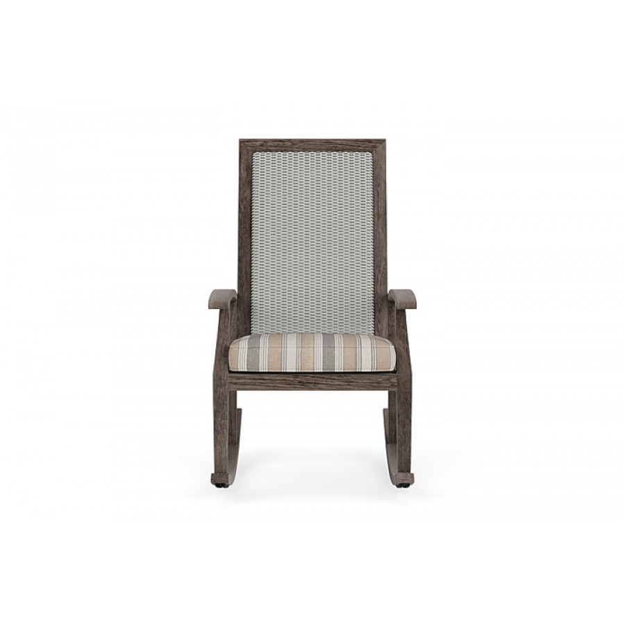 Lloyd Flanders™ Frontier High Back Porch Rocker - Platinum