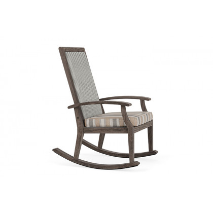 Lloyd Flanders™ Frontier High Back Porch Rocker - Platinum