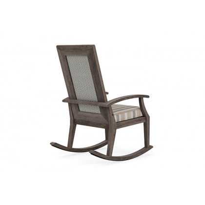 Lloyd Flanders™ Frontier High Back Porch Rocker - Platinum