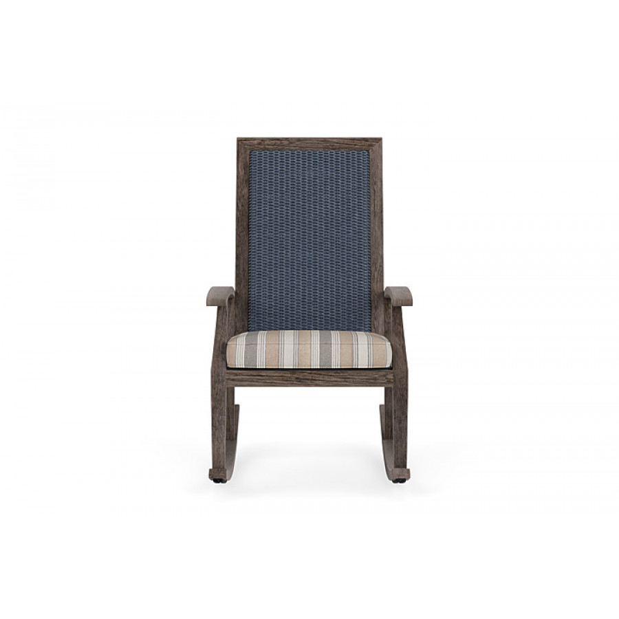 Lloyd Flanders™ Frontier High Back Porch Rocker - Denim Blue