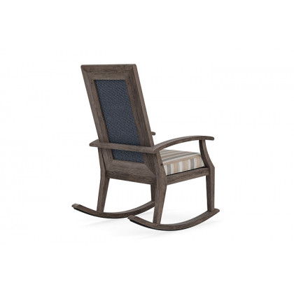 Lloyd Flanders™ Frontier High Back Porch Rocker - Denim Blue