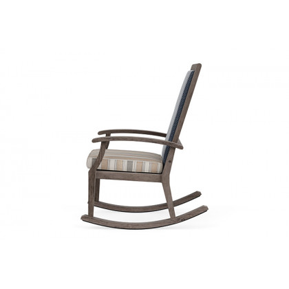 Lloyd Flanders™ Frontier High Back Porch Rocker - Denim Blue