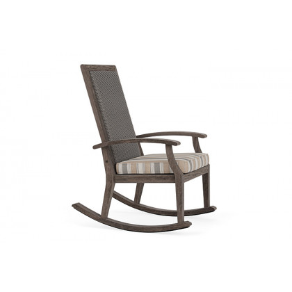Lloyd Flanders™ Frontier High Back Porch Rocker - Pewter