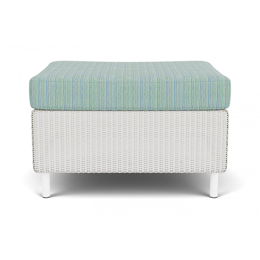 Lloyd Flanders™ Visions Ottoman - Matte White