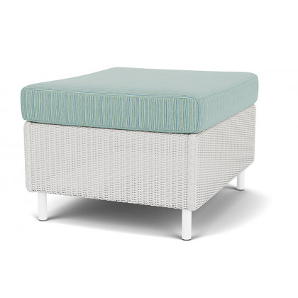 Lloyd Flanders™ Visions Ottoman - Matte White